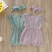 Summer Baby Girl Rompers