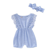 Summer Baby Girl Rompers