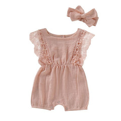 Summer Baby Girl Rompers