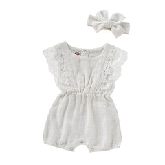 Summer Baby Girl Rompers