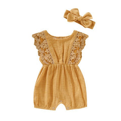 Summer Baby Girl Rompers